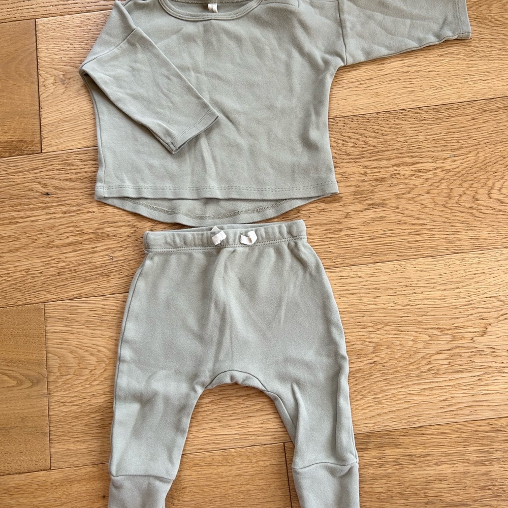 Quincy Mae Sage Green Set